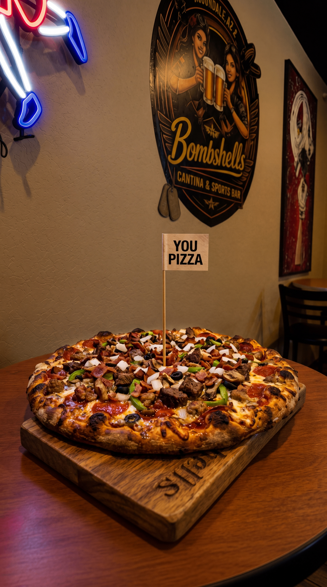 Build-your-own pizza picture — custom 14-inch pizza in Avondale, Arizona