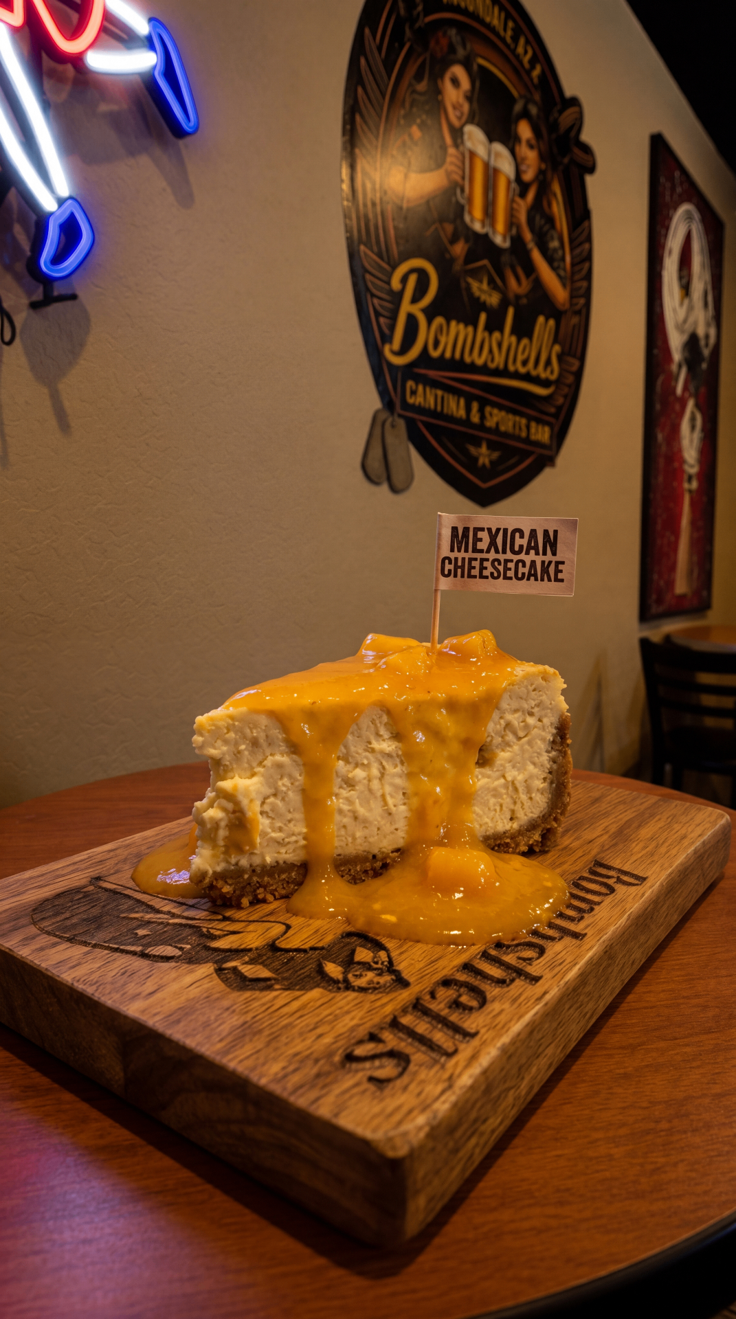 Mexican Cheese Cake picture — Mexican cheesecake with peach cream in Avondale, Arizona