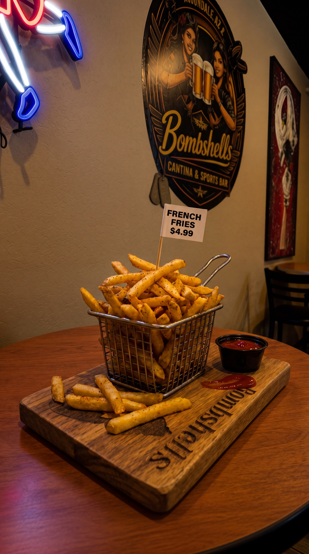 French Fries picture — golden crispy fries at Bombshells Avondale, Arizona