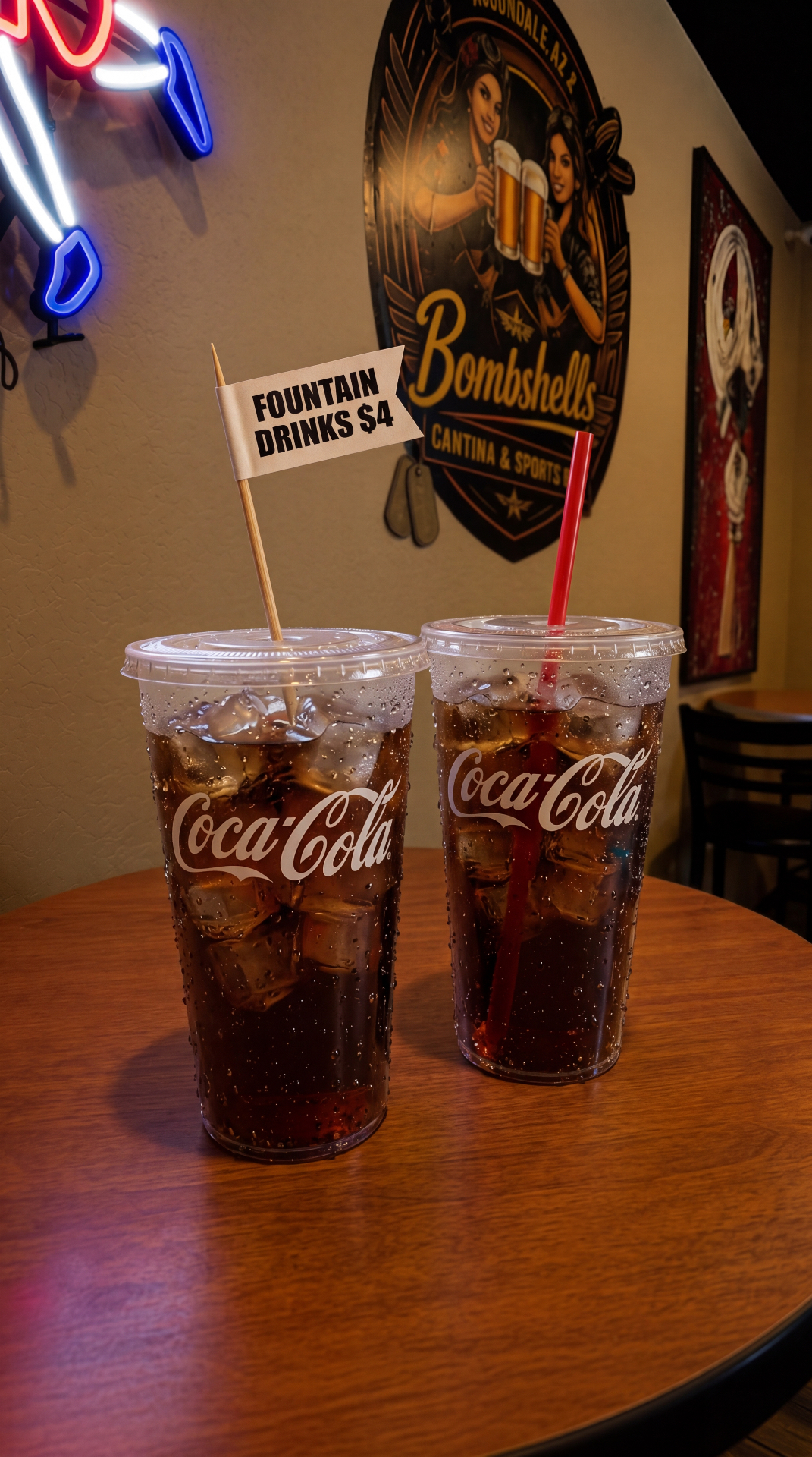 Fountain Drinks picture — Coca-Cola fountain drinks at Bombshells Avondale, Arizona