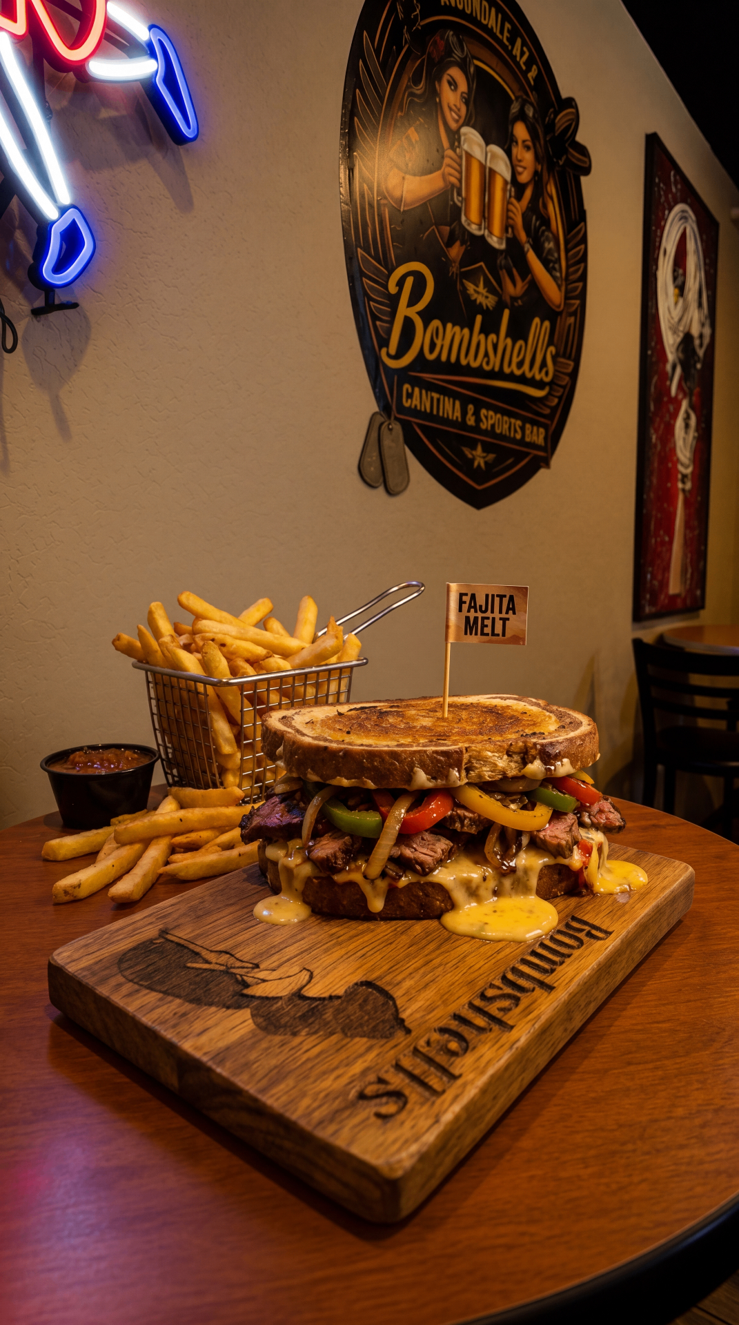 Fajita Melt picture — steak fajita melt with queso in Avondale, Arizona