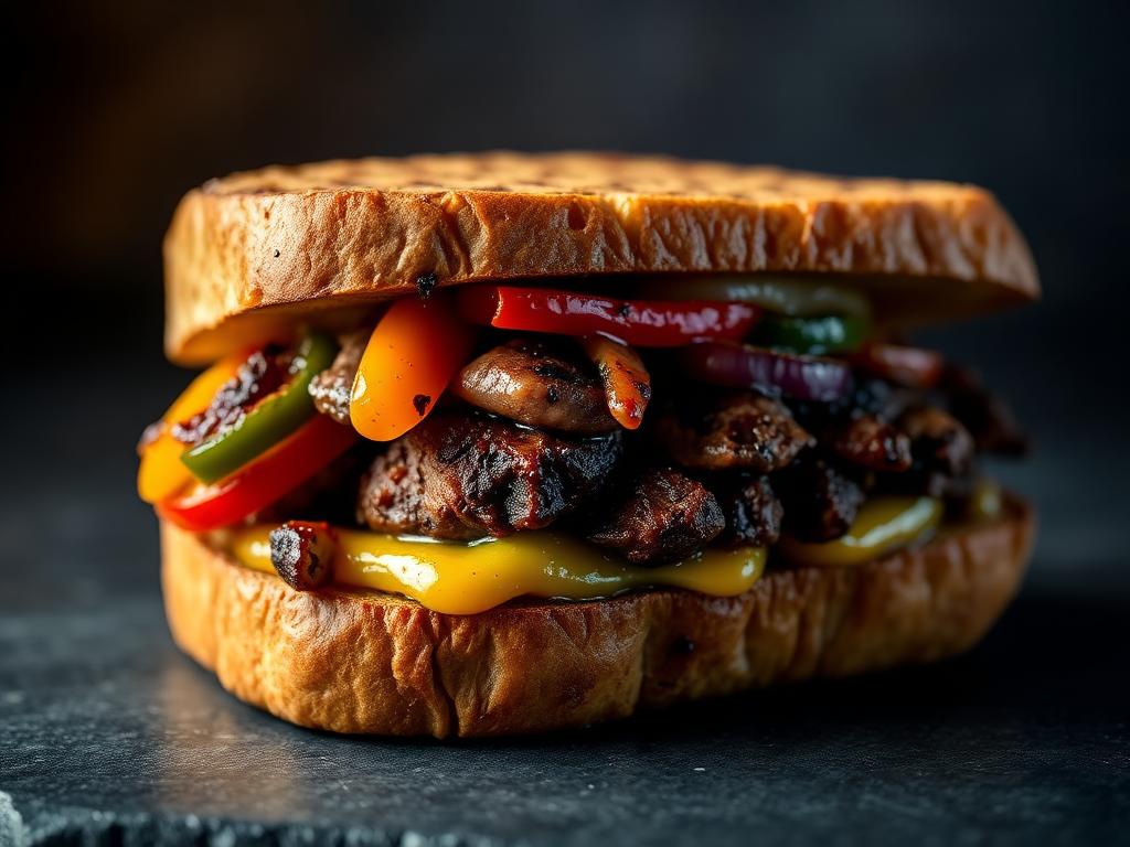 Fajita Melt — sandwich at sports bar in Avondale, Arizona