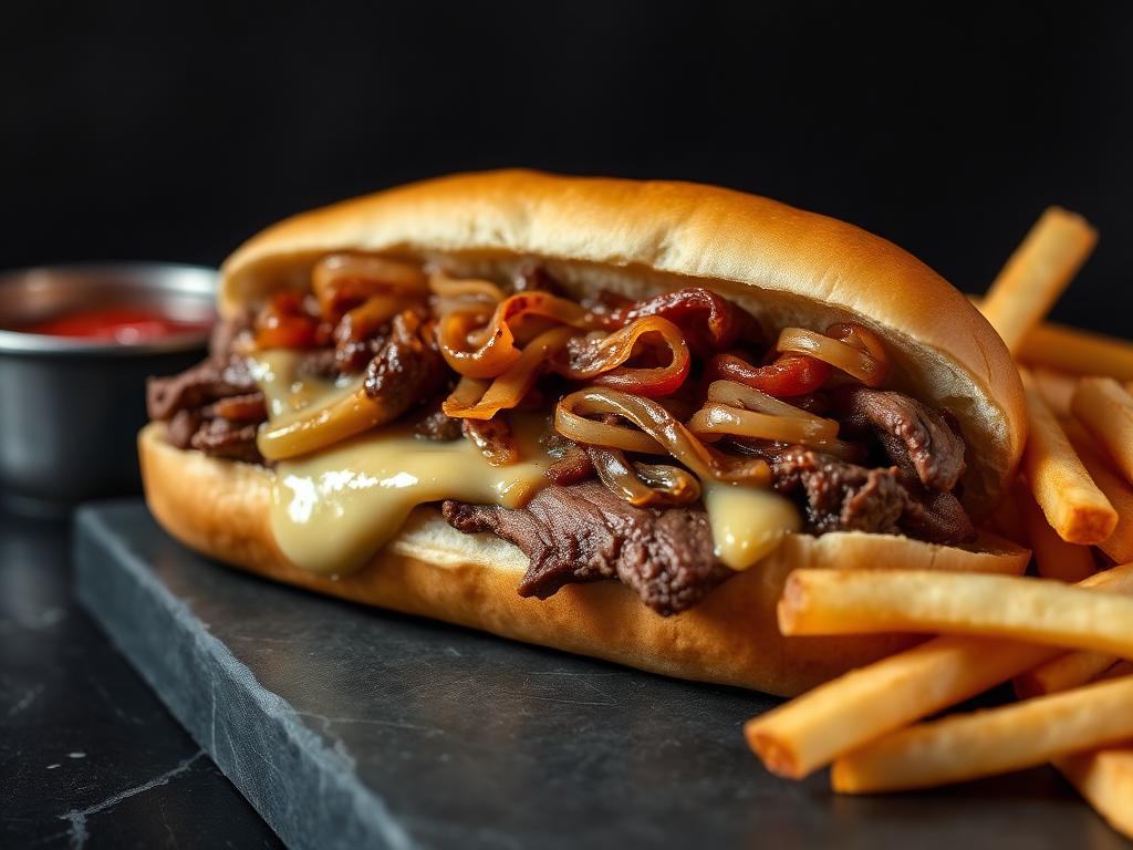 Philly Cheese Steak — sandwich at sports bar in Avondale, Arizona