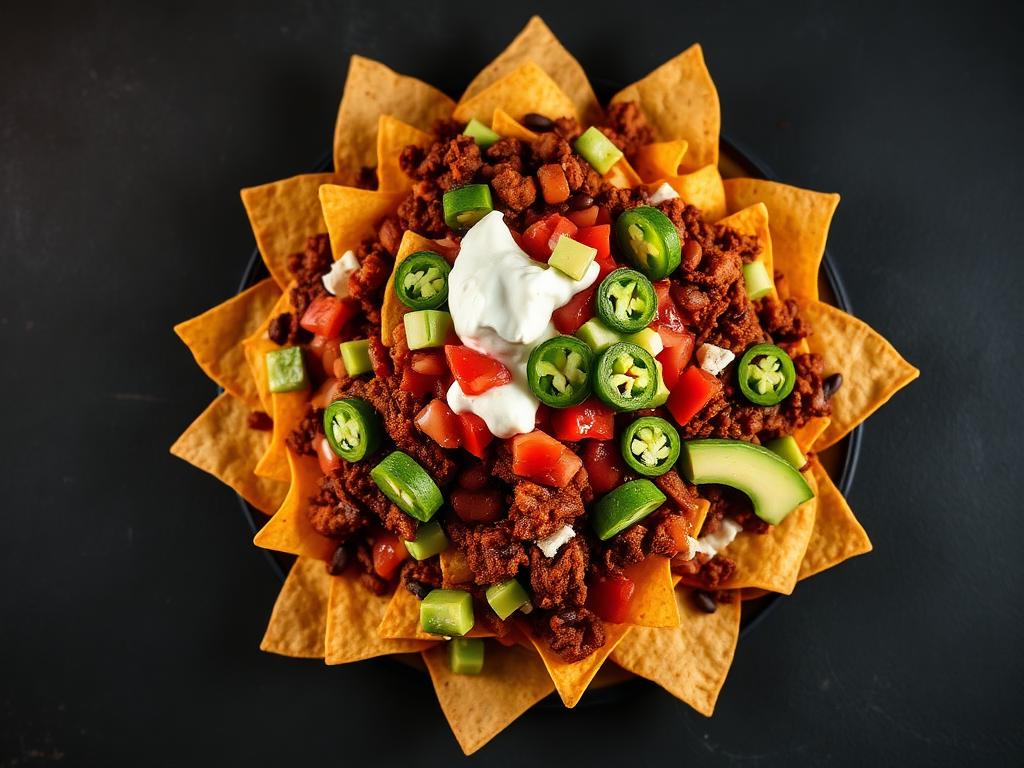 Super Nachos — buffalo wings and shareables at Bombshells Sports Cantina, sports bar in Avondale, AZ